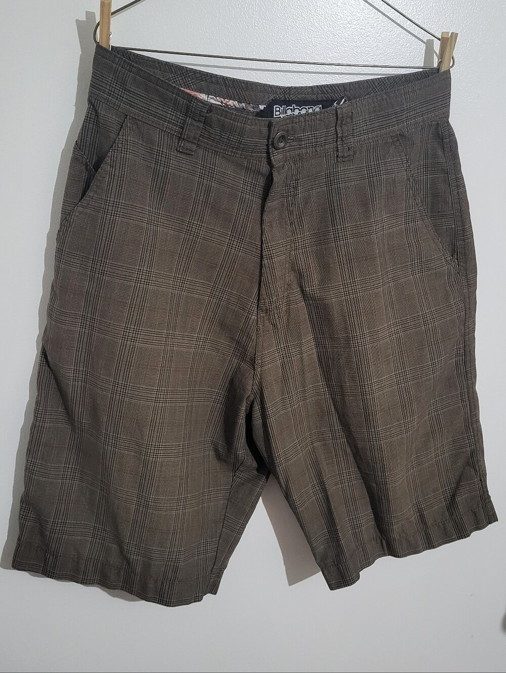 Billabong Y2K Mens Plaid Shorts Size 32